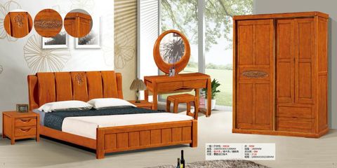 包郵南康橡木衣柜廠家直銷橡木四門推拉衣柜一件起批拆裝式衣柜