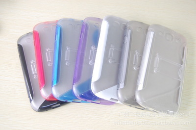 【手機殼生產廠家 三星手機殼 i9300手機外殼 S紋支架殼 多色 批發】價格,廠家,圖片,手機保護套/保護殼,廣州飛尼拓電子產品-